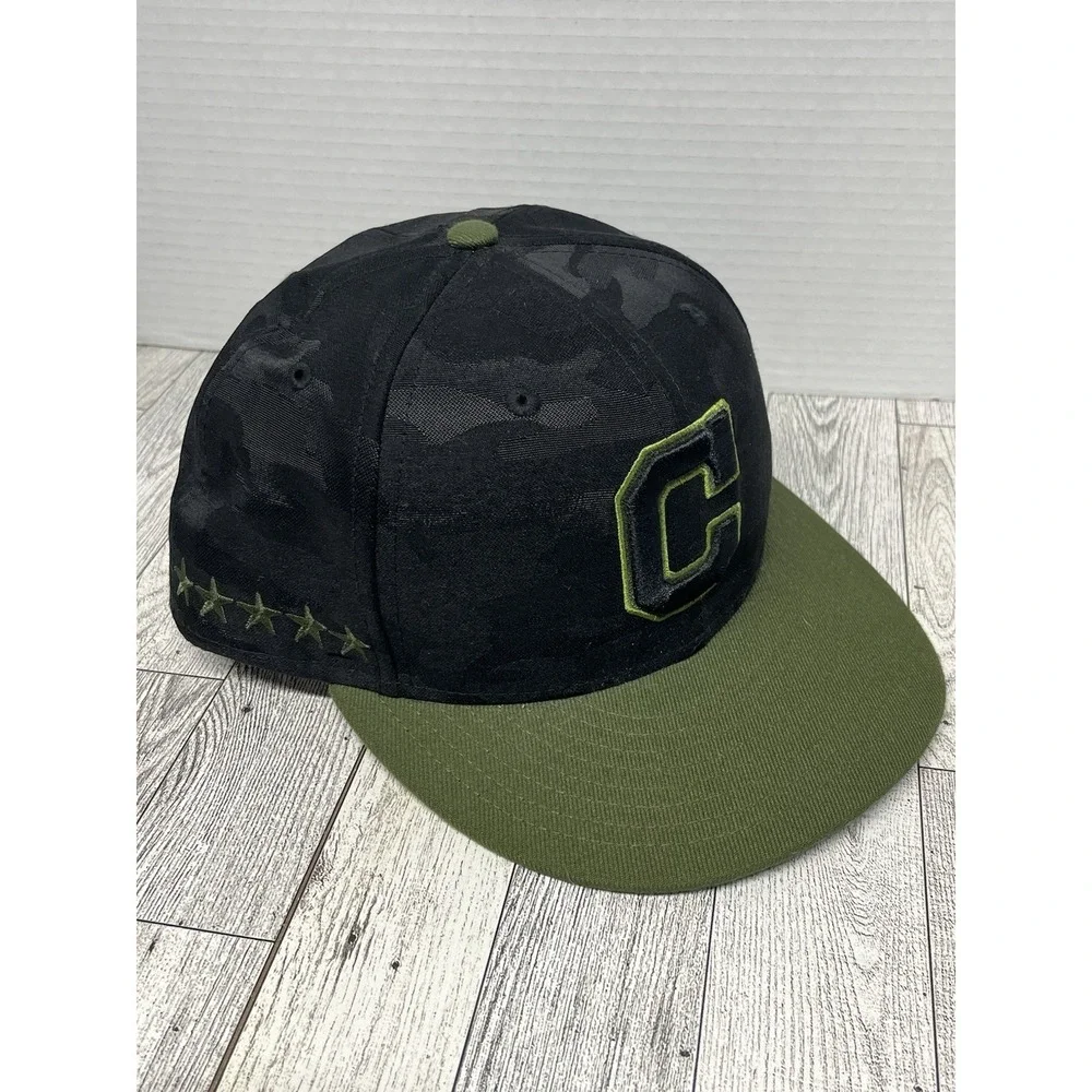 NEW ERA 59FIFTY Cleveland Indians Armed‎ Forces Day/Military Tribute Fitted Hat